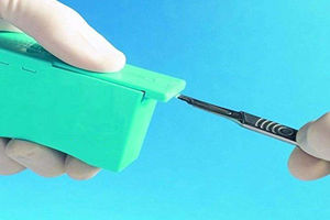 Manche de scalpel chirurgical professionnel en acier inoxydable pour micro-lames, équipement médical à alimentation manuelle, CE ISO - Product Image 2