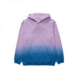 Sweat à capuche unisexe surdimensionné en polyester écologique personnalisé Fly Fit International, beige, fermeture éclair avant, logo, manches régulières, en polaire - Product Image 4