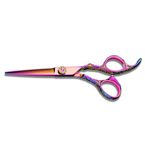 Tijeras de Corte de Pelo Profesionales de Alta Calidad OEM, Acero Inoxidable, Hechas a Mano, Punta Afilada, para Diestros, 32 Dientes, Medianas - Product Image 5