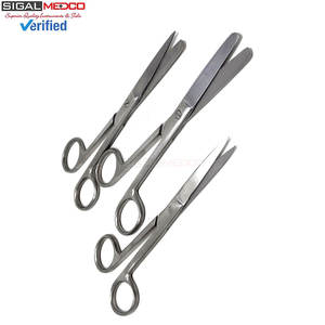 Juego de 3 Tijeras de Disección Manuales de 5.5 Pulgadas, Rectas, Afiladas/Inocas, de Acero Inoxidable Quirúrgico - Product Image 5