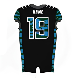 Maillot de football junior pour adulte, manches courtes, col en V, séchage rapide, équipe Panthers, noir, blanc, rouge, bleu, marine, vert, jaune, orange, taille XL - Product Image 2
