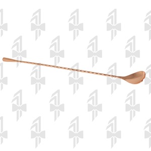 Cuillère à bar en acier inoxydable torsadé de qualité supérieure, élégante, pour mélanger les cocktails, outil professionnel pour servir les boissons - Product Image 3