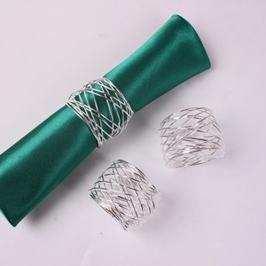 Elegante y Duradero Juego de Anillos para Servilletas de Aluminio Ecológico, Accesorio Moderno para la Mesa, Ideal para Restaurantes, Bodas, Banquetes y Cenas en Casa - Product Image 3