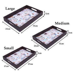 Plateau de lit de service petit-déjeuner collation imprimé personnalisé en gros qualité incroyable avec un design créatif inférieur au budget - Product Image 2