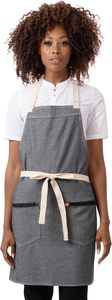 Delantal Unisex para Adultos con Parte Inferior Naranja, Bolsillos y Diseño Cruzado en la Espalda, Marca OEM, En Stock - Product Image 5