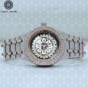 Charm Jewells Montre de luxe en acier inoxydable, boîtier rond, 30 mm, analogique, à quartz, pour femme, tendance - Product Image 1