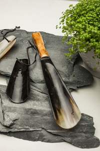 Calzador de cuerno de búfalo hecho a mano, productos para el hogar inteligente - Product Image 3