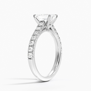 BOJ <b>Ring</b> 094 <b>Emerald</b> Cut 925 <b>Silver</b> Halo Stone Prong Setting Solitaire Diamond <b>Ring</b> 2ct D Color VVS1 Moissanite GRA Certified - Product Image 2