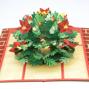 Wholesale <b>Paper</b> Art Viet 3D Christmas Pop-up Greeting Card Handmade Custom Envelopes Festive Events Souvenir <b>Paper</b> Offset - Product Image 3