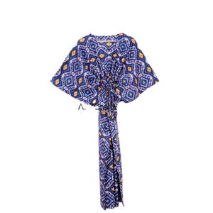 Robe en coton à motifs floraux faite à la main pour femmes |   Robe d'été courte |   Vêtements décontractés écologiques faits à la main avec impression au bloc - Product Image 1