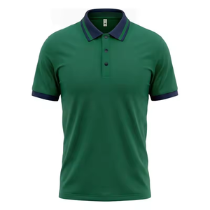 เสื้อโปโลพนักงานร้านอาหาร โรงแรม ครัว เชฟ คาเฟ่ บาร์ พิมพ์ลายดิจิตอลสีสันตัดกัน ผ้าโพลีเอสเตอร์/คอตตอน รับทำโลโก้ตามสั่ง - Product Image 4