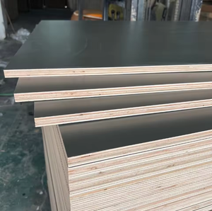 12-18-21mm Pine Hardwood Core Black Brown Film Faced Shuttering Plywood Water Resistant E1 A2 For Building Warehouse Apartment - Product Image 4