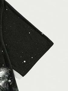 High Quality Men's Shorts and T-shirt <b>Set</b> Hot Summer Custom Logo Cotton Short Sleeve Tracksuit Solid Pattern Breathable - Product Image 4