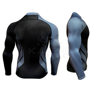 Nueva Camiseta Deportiva Elegante, Suave, Duradera, Transpirable, Ecológica, Antibacteriana, con Spandex/Poliéster, para Hombre, Manga Larga - Product Image 2