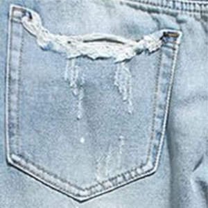 New Arrival 2026 <b>Men's</b> Ripped Shorts High <b>Elastic</b> Waist Casual Cotton Canvas Style Blue <b>Jeans</b> Pants Quick Dry 180g - Product Image 4