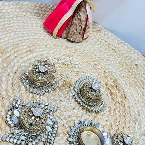 Boîte décorative de designer pour sindoor, dibbi et kumkum, pour pooja, mariage, shagun nuptial, cadeau festif traditionnel et décoration intérieure - Product Image 6