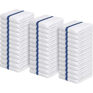 Chiffons de nettoyage absorbants, durables et multi-usages, serviettes de nettoyage en coton, taille 16"x19", lot économique de 36 serviettes en tissu éponge pour la cuisine - Product Image 1