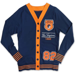 Custom Made Sorority School University <b>Cardigan</b> <b>Sweater</b> Fraternity Cotton <b>Sweater</b> Chenille Embroidery <b>Sweater</b> - Product Image 1