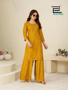 Lucknowi Kurti Beautiful <b>Chikankari</b> Embroidered Ethnic Wear For Women Casual Office Festival Traditional Fashion - Product Image 5