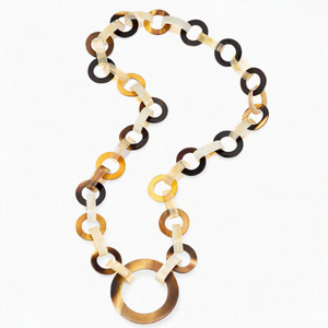 สร้อยคอแบบโซ่ลายใหม่ ทำจากเขาควายธรรมชาติ ราคาถูกที่สุด - Product Image 3