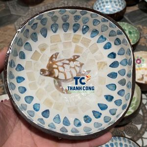 Mejor Precio en Cuencos de Nácar de Coco con Forma de Tortuga Acuática, Venta al Por Mayor Directa de Fábrica en Vietnam, Los Más Vendidos - Product Image 6