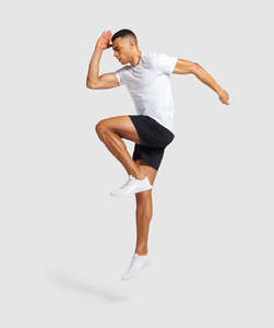 Camiseta Blanca de Cuello Redondo para Hombre, 100% Algodón, Manga Corta, Informal, Lisa, para Verano, Gimnasio, Fitness, con Logotipo Personalizado, Etiqueta Privada, Secado Rápido - Product Image 4