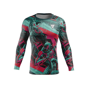 Camiseta de Compresión para Niños de Alta Calidad OEM, Protección UV, Secado Rápido, Spandex/Poliéster, para Surf, Natación y Actividades al Aire Libre - Product Image 4