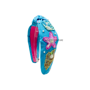 Diadema de Cuentas de Vidrio Hecha a Mano Personalizada con Bordado Floral Amarillo Moderno, Accesorio para el Cabello Dulce y Casual - Product Image 6
