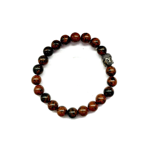 Pulsera de Obsidiana Caoba de Alta Calidad con Cuentas de Buda, Regalo Romántico, Joyería de Moda con Encanto para Hombres y Mujeres, Meditación Energética - Product Image 3