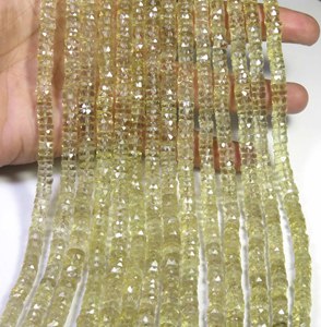 Nuevas Gemas de Cuarzo Champion Natural, Cuentas Heishi de 16 pulgadas con perforación central, Discos planos facetados de 6mm, Gemas Champion para DIY - Product Image 4