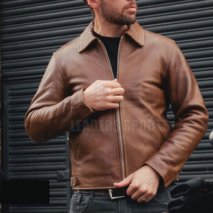 Blouson de moto en cuir respirant pour homme, modèle hiver 2026, faible MOQ, best-seller, sur mesure, grandes tailles, personnalisez votre design - Product Image 5