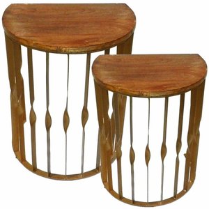 Contemporary Handmade <b>Glass</b> Coffee <b>Table</b> with Stylish Metal Frame and Unique Design for Modern Residential Commercial Interiors - Product Image 5