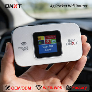 Routeur <span class=keywords><strong>WiFi</strong></span> portable DNXT avec carte SIM, WiFi6 300 Mbps, <span class=keywords><strong>4G</strong></span> LTE, WPS universel, mode AP, mini routeur 3G <span class=keywords><strong>4G</strong></span> pour les voyages - Product Image 1
