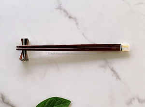 Polished Rosewood Chopsticks with Anti-Slip Design, Durable, Elegant, and Food-Safe - Product Image 3