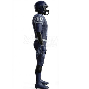 Uniformes de football américain de haute qualité en gros, tailles et couleurs personnalisées, commandes en gros acceptées pour les écoles/les clubs/les équipes, 100% - Product Image 4