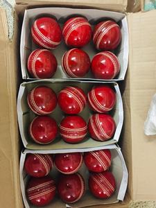 Premium Hand Stitched Leather Cricket <b>Ball</b> Tournament Match <b>Training</b> <b>Ball</b> Custom Logo Manufacturer - Product Image 3