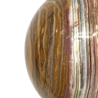 Nouvelle Vente en Gros de Luxe Moderne : Grande Dalle Sphérique en Onyx Naturel, Balle Antique Écologique de Haute Qualité avec Garantie de 5 Ans