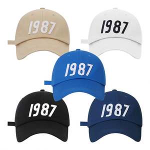 Gorras de Béisbol Unisex de Algodón al por Mayor con Hebilla Metálica, Diseño de 6 Paneles, Bordado 3D, Logotipo Personalizado - Product Image 2