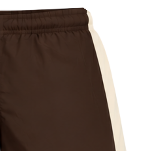 Shorts de sport neutres marron légers à séchage rapide avec taille élastique pour la course, l'entraînement et la gym – Bas de tenue personnalisés pour équipes - Product Image 4