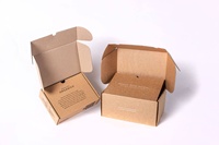Boîte d'expédition en carton ondulé robuste, écologique, recyclable, à haute résistance, avec fermeture magnétique, poignée personnalisable, jetable