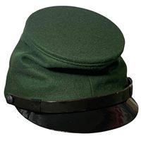 Gorra Kepi antigua de la Unión Civil, comúnmente usada por los soldados durante la Guerra Civil.