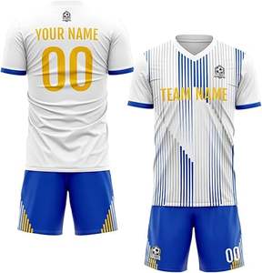 Uniforme de Fútbol de Último Diseño 100% Poliéster, Nuevo Estilo, para Adultos, Calidad Premium Profesional, Color Personalizado, Secado Rápido, Sin Mangas - Product Image 1
