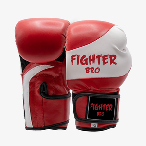 นวมชกมวย Fighter Pro สีดำทอง หนังแท้ แบบผูกเชือก ปิดนิ้วมือเต็มรูปแบบ อุปกรณ์ฝึกซ้อมสำหรับผู้ใหญ่ - Product Image 4