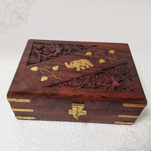 Caja de Joyería de Madera de Pino sin Acabado al por Mayor con Espejo Interior, Logotipo Personalizado, 6 Compartimentos, Organizador de Almacenamiento para Anillos y Pendientes - Product Image 6