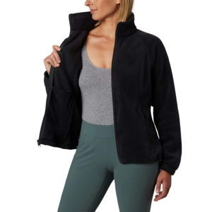 Veste polaire classique à manches longues, vêtements de travail, col montant, vestes polaires en sherpa, hauts polaires chauds pour femmes pour l'hiver - Product Image 4
