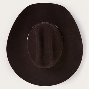 Chapeau de cowboy en feutre de laine couleur unie, style western, pour l'extérieur, printemps-automne, taille 48-50 cm – Meilleure vente - Product Image 1