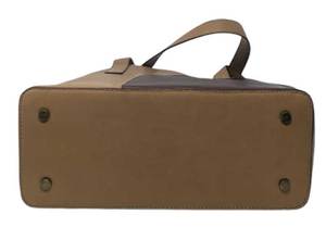 Bolso de mano de cuero marrón tejido a mano para mujer, elegante bolso tote, proveedor mayorista de la India a precio de mayoreo. - Product Image 3