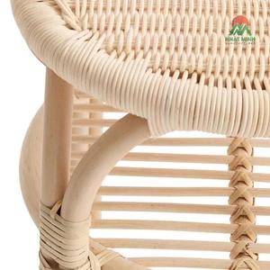 Silla Infantil de Ratán Redonda, Rústica, Duradera, Ecológica, para Interiores - Product Image 2