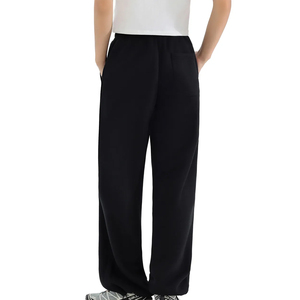 กางเกงวอร์มขายาวทรงตรงผ้าโพลีเอสเตอร์/คอตตอนสีพื้นสไตล์อเมริกัน เอวยางยืด ทรงหลวม ขากว้าง เหมาะสำหรับเล่นกีฬาและสวมใส่ลำลอง - Product Image 4