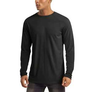 เสื้อยืดออกกำลังกายผู้ชายแบบใหม่ สีพื้น รับออกแบบลายพิมพ์เอง เสื้อยืดผู้ชายขายดี สีพื้นเรียบง่าย 100% - Product Image 3